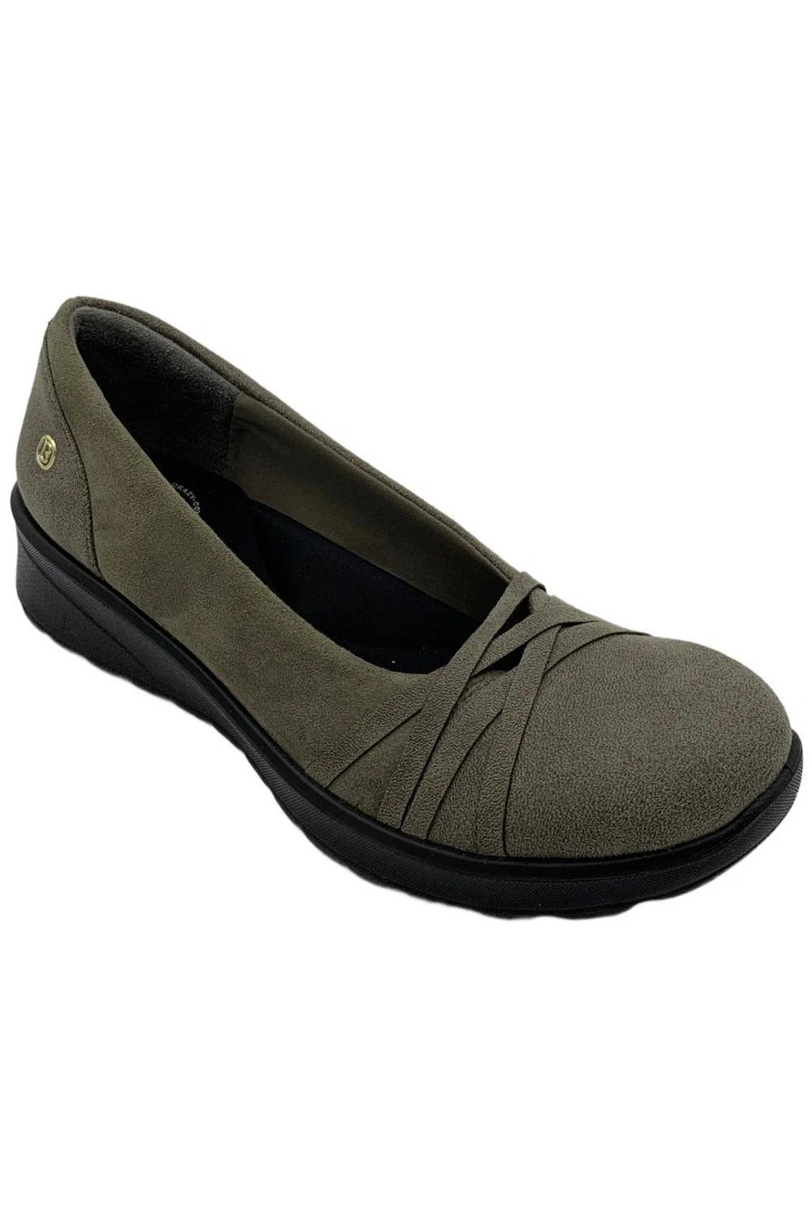 BZees Women's Goody Flat Olive - Medium